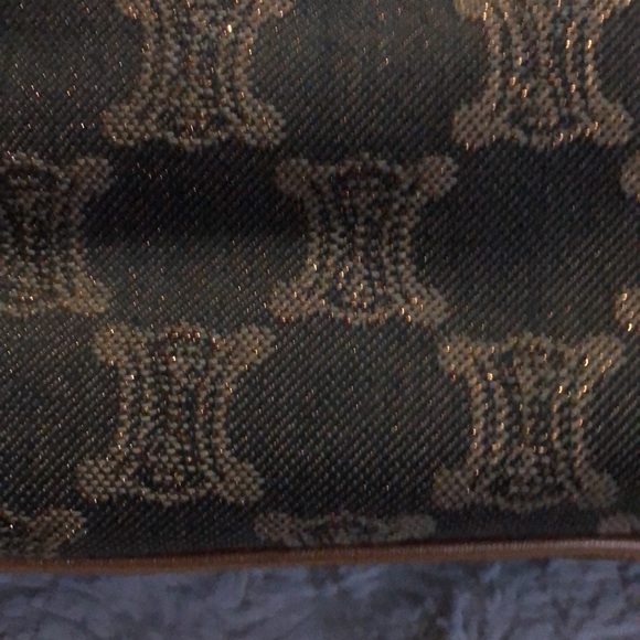 TODAY ONLY:Authentic Celine Triomphe Boogie Denim & Leather Bag rubs sold as-is - Picture 5 of 16